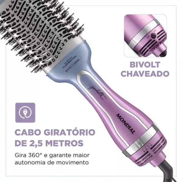 Escova Secadora Mondial ES-JU-03 1200W Bivolt - Image 4