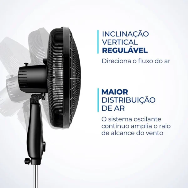 Ventilador de Coluna 40cm Mondial VSP-40C-NB Super Power - 220V - Image 4