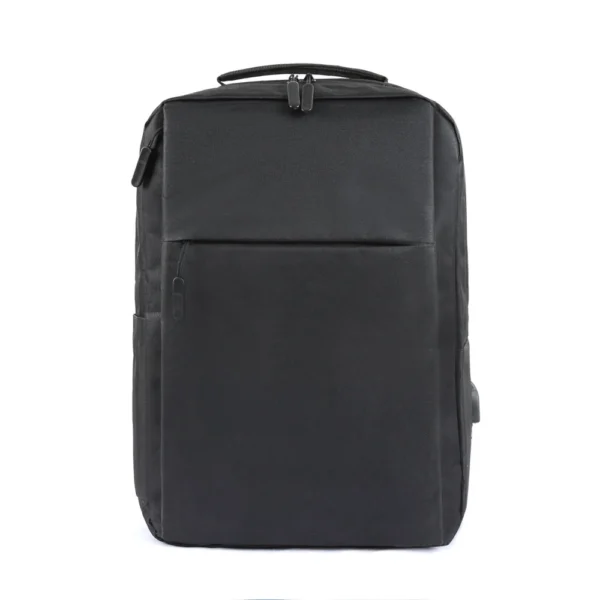 Mochila Preta Executiva para Notebook USB (Modelo: Júpiter)