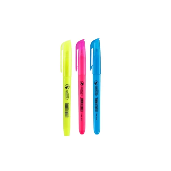 Caneta Marca Texto Neon Fluorescente brw Unidade/Kit (á Escolher)
