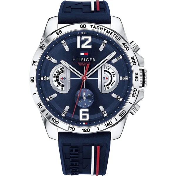 Relógio Tommy Hilfiger Masculino 1791476 Borracha Azul