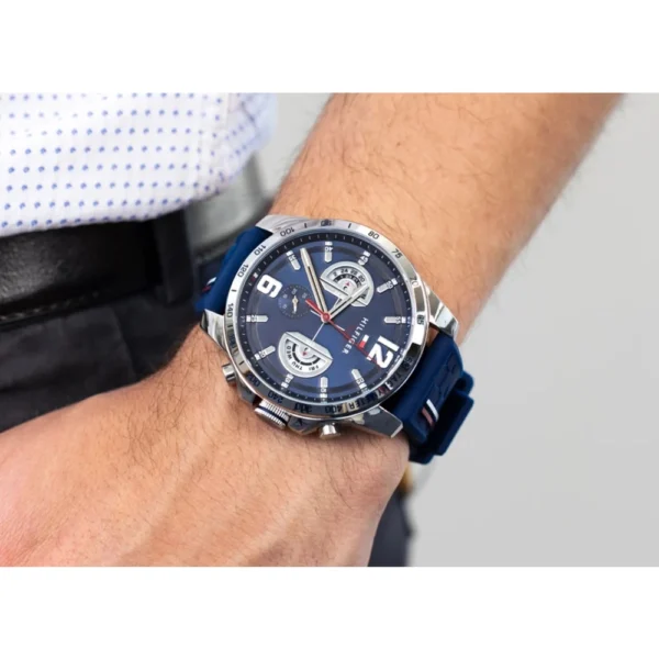 Relógio Tommy Hilfiger Masculino 1791476 Borracha Azul - Image 4